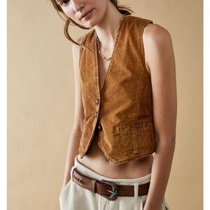 Free people Corduroy Vest